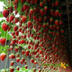 Клубника ампельная Анастасия купить по цене от 370р. в интернет-магазине «Посадика» с доставкой почтой в в Нижняя Салдае и по всей России – [изображение №1].