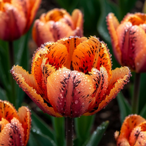 Тюльпан Литл Джем купить по цене от 199р. в интернет-магазине «Посадика» с доставкой почтой в в Нижняя Салдае и по всей России – [изображение №1].