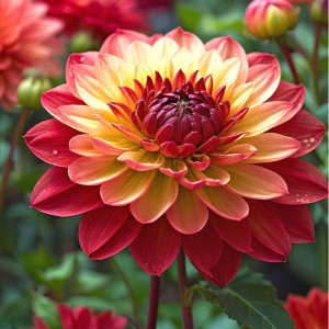 Георгин Оникс Найт купить по цене от 590р. в интернет-магазине «Посадика» с доставкой почтой в в Нижняя Салдае и по всей России – [изображение №1].